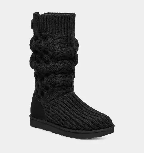 Women's Classic Cardi Twisted Knit Boot